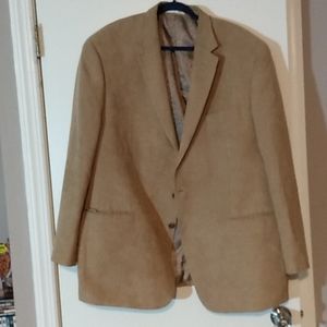 Chaps Suede look blazer 48L